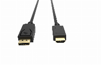 Кабел VCom Display Port M / HDMI M - 4K 60Hz - CG609-1.8m