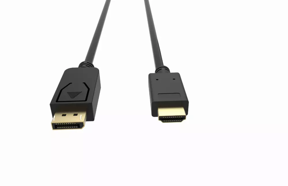 Кабел VCom Display Port M / HDMI M - 4K 60Hz - CG609-1.8m