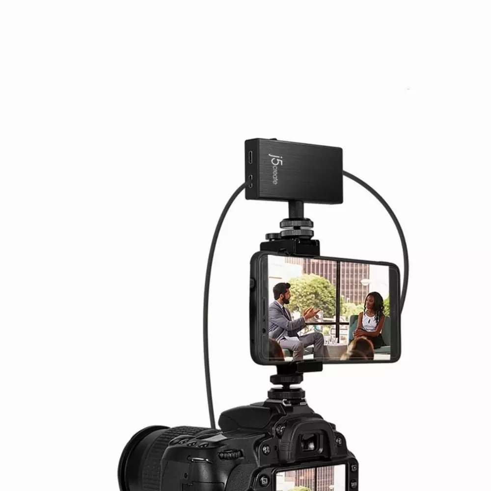 Кепчер адаптер j5 create JVA02, HDMI  към USB-C, Тype-C с PD (Power delivery)