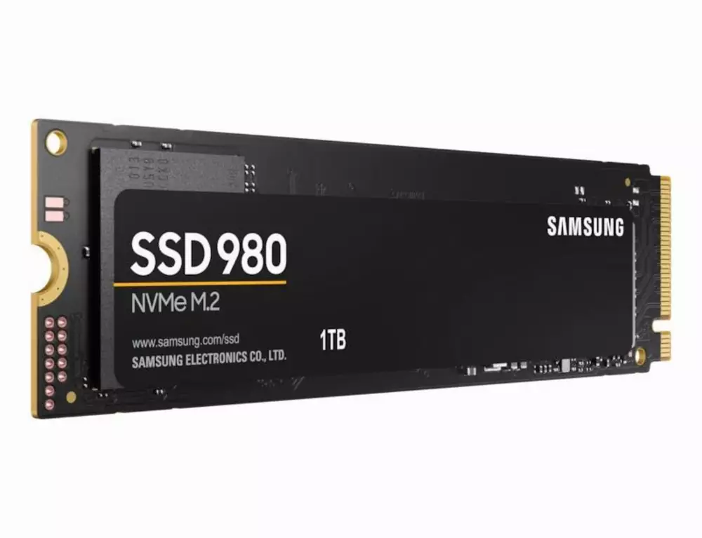 Диск SSD SAMSUNG 980 1TB M.2 Type 2280 PCIe NVMe 3.0 x4 - MZ-V8V1T0BW