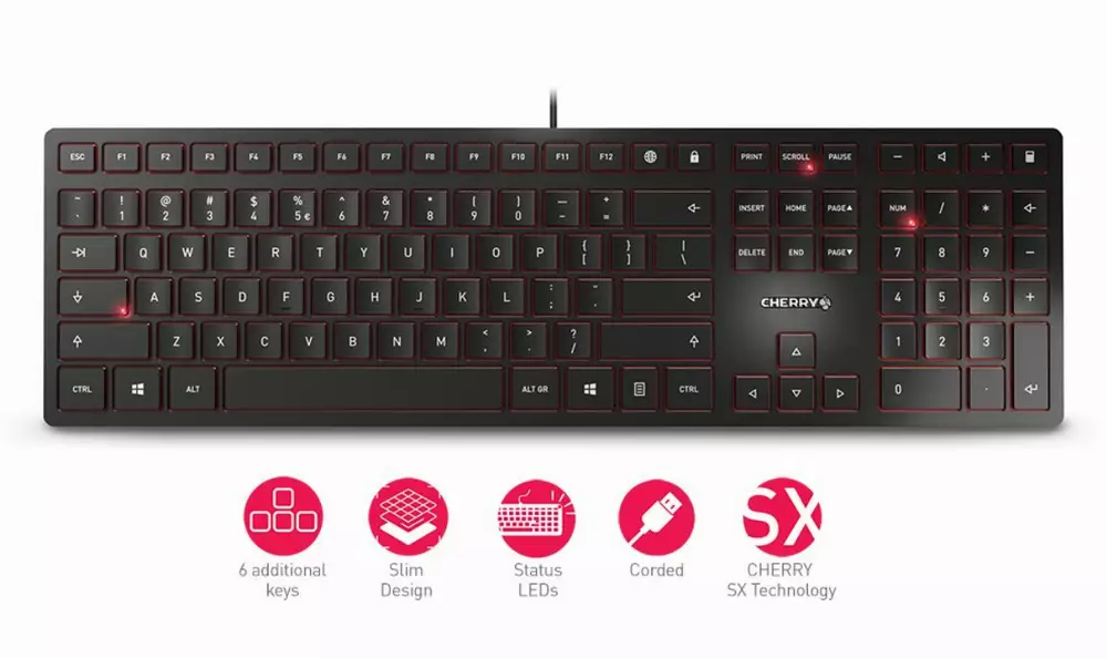 Клавиатура CHERRY KC6000 Slim