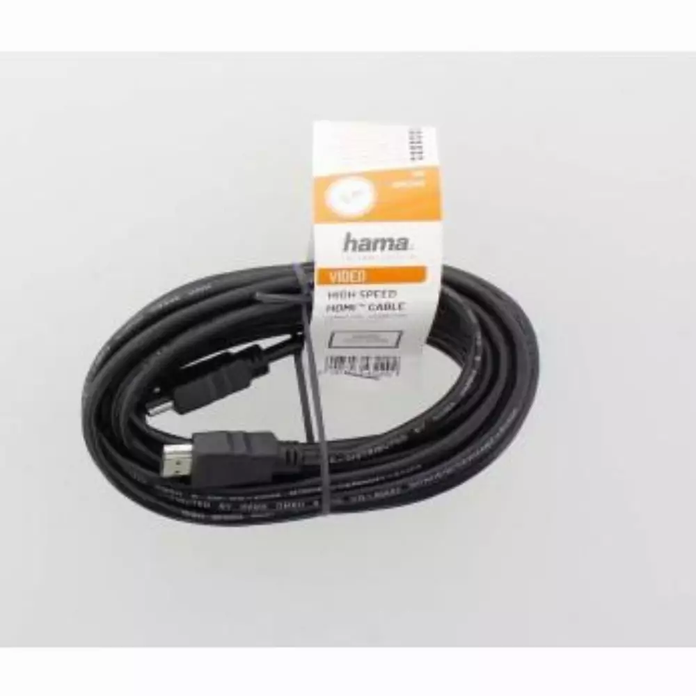 Кабел HAMA HDMI мъжко-мъжко, 10Gbit/s, 1080p, 5 м, Екраниран