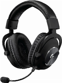 Безжични геймърски слушалки Logitech PRO X LIGHTSPEED Black - 981-000907