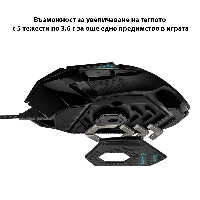 Геймърска мишка Logitech G502 Hero Black - 910-005470