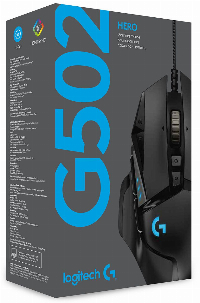 Геймърска мишка Logitech G502 Hero Black - 910-005470