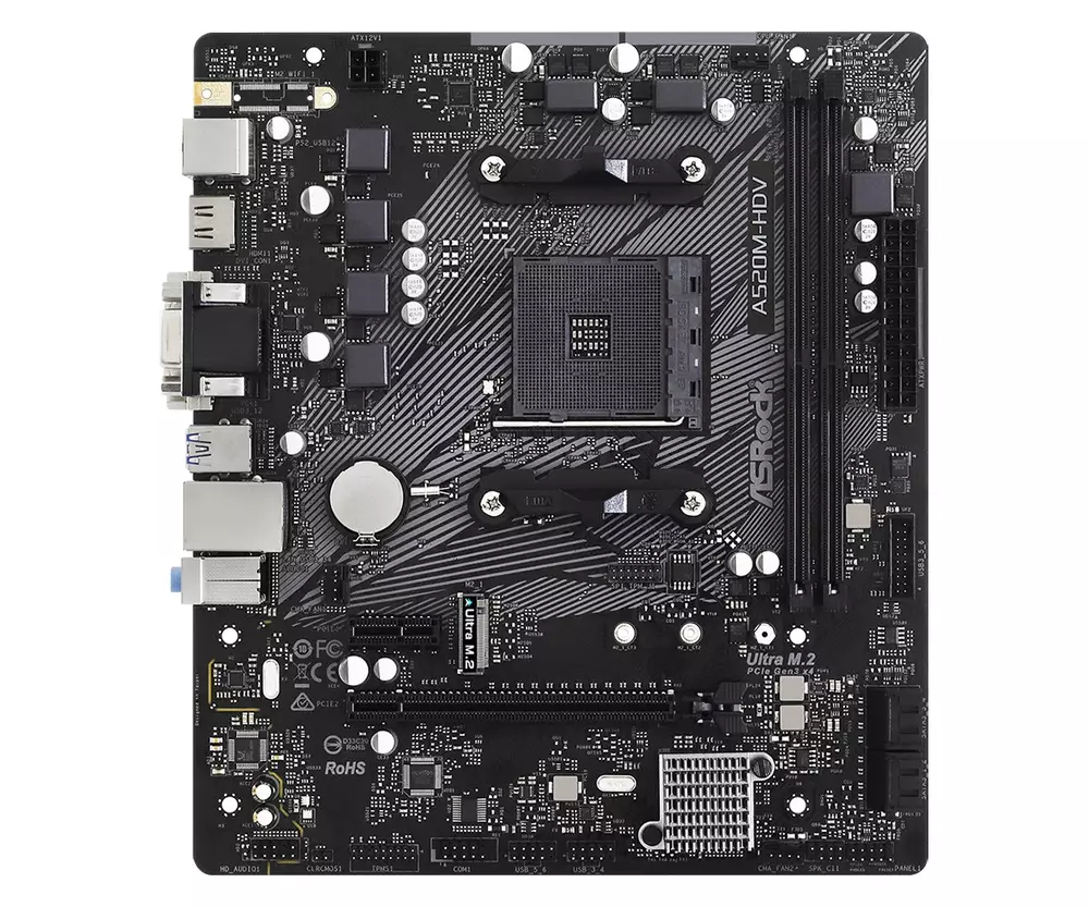 Дънна платка Asrock A520M-HDV 