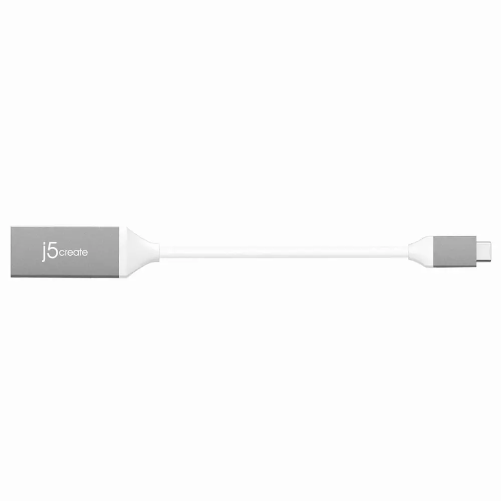 Адаптер j5create JCA153G, USB-C към 4K HDMI, Сив