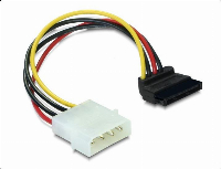 Кабел DeLock Power SATA HDD към 4 pin, на 90&deg;, 15 cm