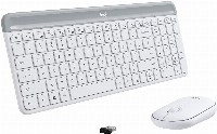 Комплект клавиатура и мишка Logitech MK470 Slim Wireless Combo White