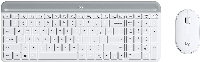 Комплект клавиатура и мишка Logitech MK470 Slim Wireless Combo White