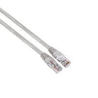 Мрежов кабел HAMA, CAT 5e, UTP, RJ-45 - RJ-45, 3 m, Сив, булк опаковка