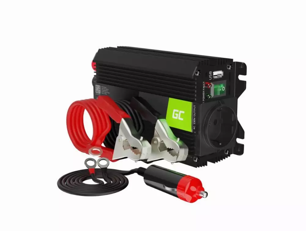 Инвертор GREENCELL 12V 300W