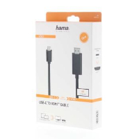 Кабел HAMA USB-C - HDMI мъжко, Ultra-HD, 4K, 3 м, 3 звезди