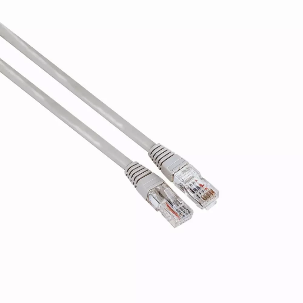 Мрежов кабел HAMA,CAT 5e, UTP, RJ-45 - RJ-45, 5 м Сив, булк опаковка