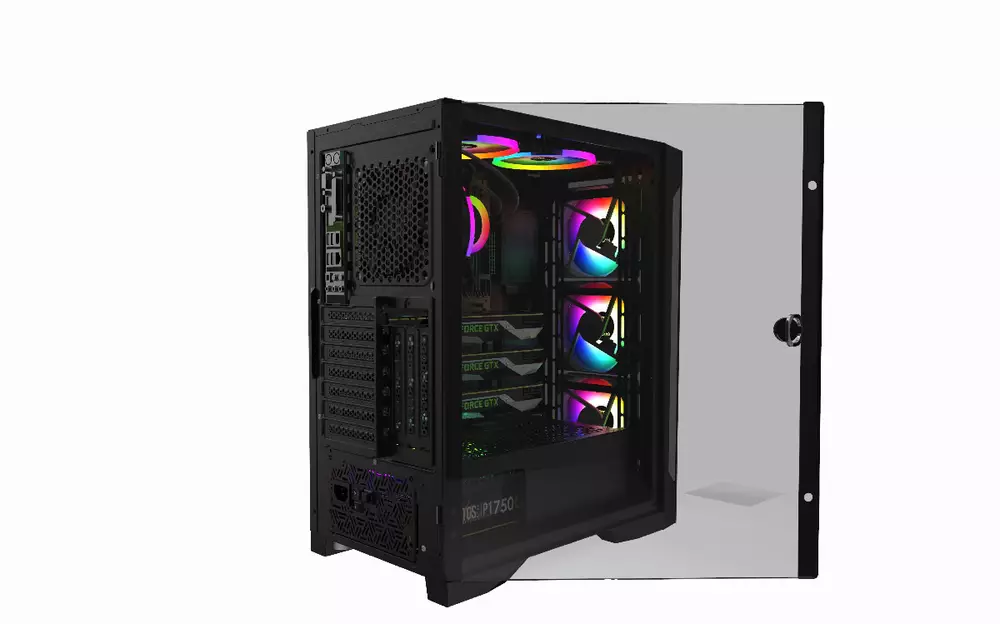 Кутия Gamdias TALOS E2 Elite aRGB Tempered Glass - GAMDIAS-TALOS-E2-ELITE