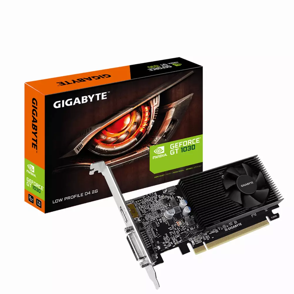 Видео карта GIGABYTE GeForce GT 1030 2GB DDR4 Low Profile