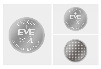 Бутонна батерия литиева CR 2025 1pc  bulk 3V  EVE BATTERY