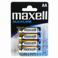 Алкална батерия MAXELL LR-6 /4 бр. в опаковка/ 1.5V