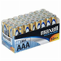 Алкални батерии MAXELL LR03 1,5V AAA 32 бр. pack