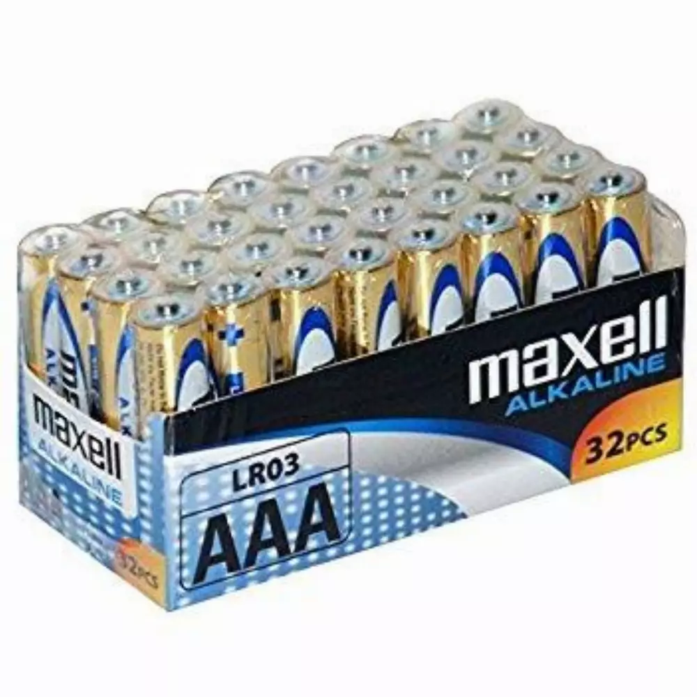 Алкални батерии MAXELL LR03 1,5V AAA 32 бр. pack
