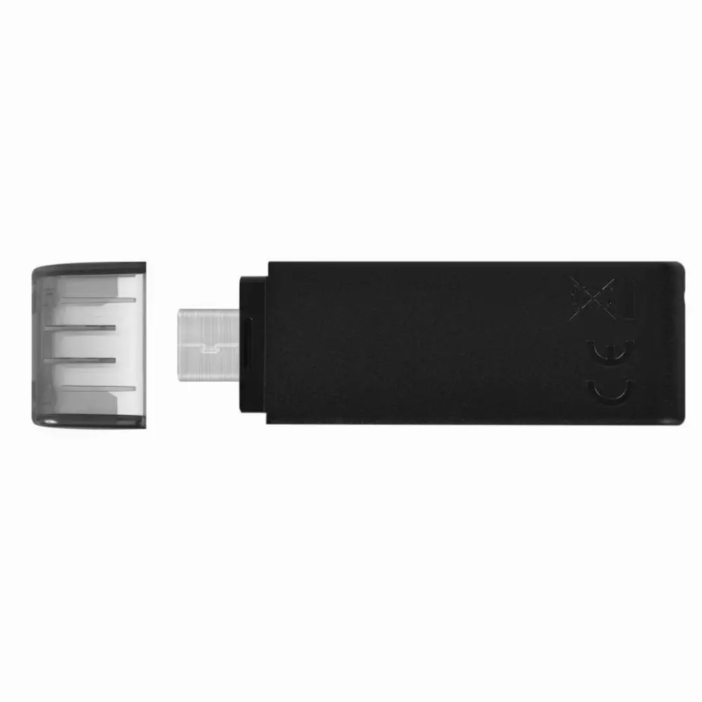 USB памет Kingston DataTraveler 70 128GB USB Type-C 3.2 Gen 1 Black