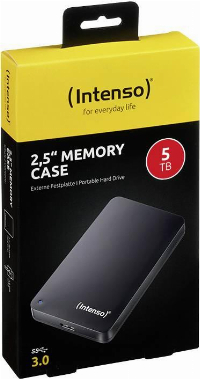 Външен диск HDD Intenso, 2.5", 5TB, USB 3.0