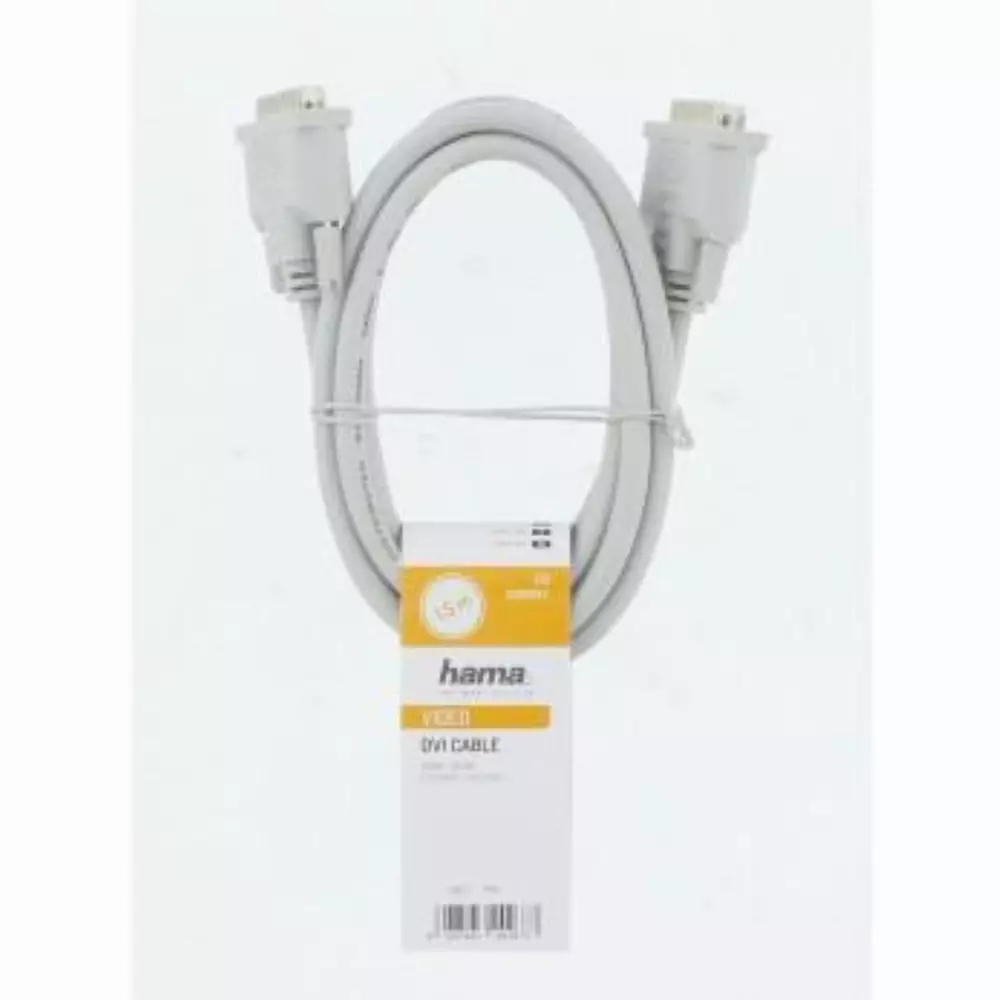 Кабел HAMA DVI-D Dual Link мъжко - мъжко, 1.5 м