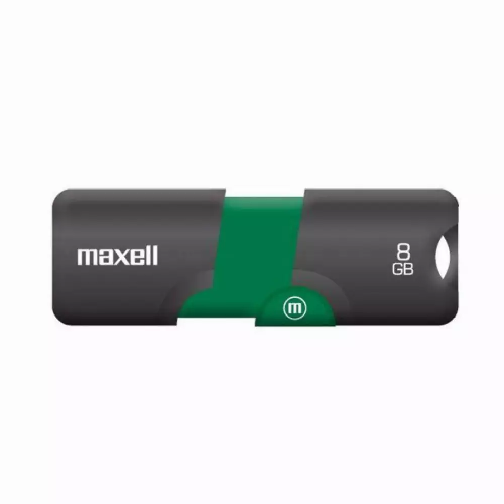 USB памет MAXELL FLIX, USB 2.0, 8GB, ЧЕРЕН