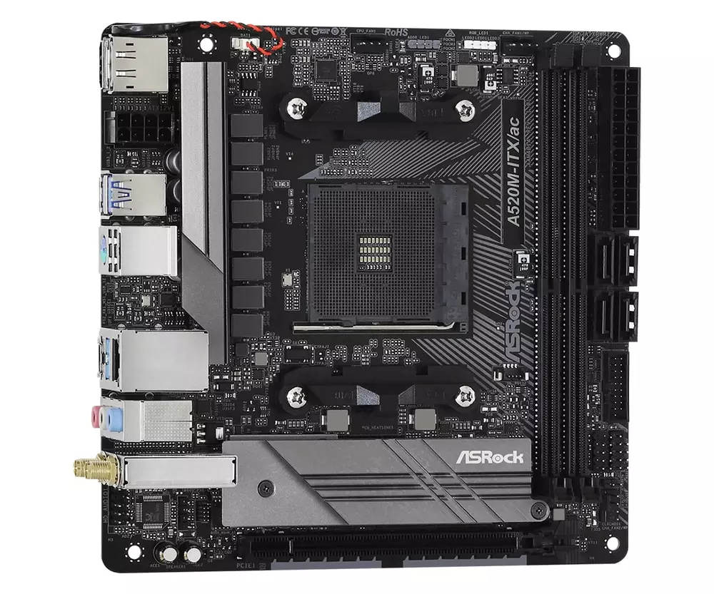 Дънна платка ASROCK A520M-ITX/AC