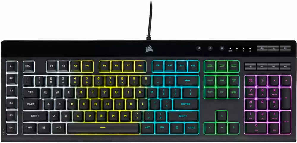 Геймърска клавиатура Corsair K55 RGB PRO Gaming Keyboard - CH-9226765-NA