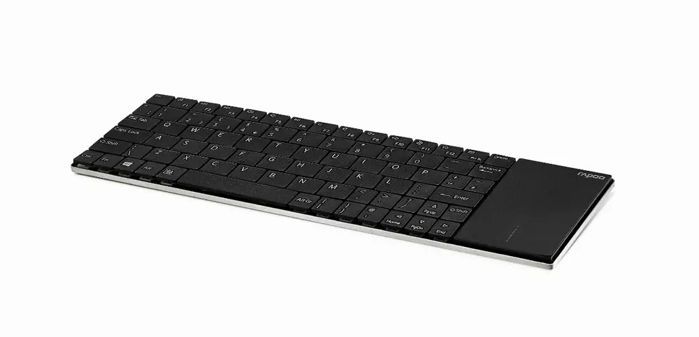 Безжична клавиатура RAPOO E2710, Мултимедийна, 2.4Ghz, Кирилизиране, Черен