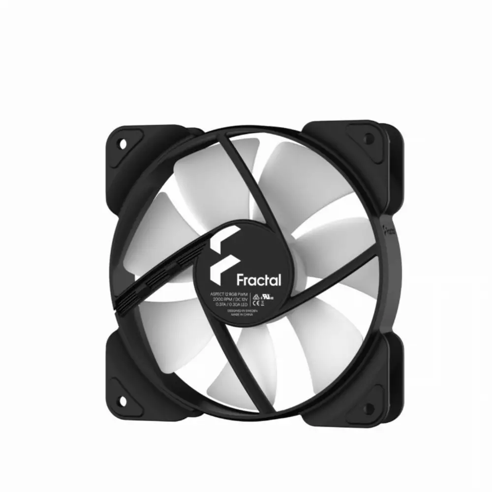 Вентилатор Fractal Aspect 12 RGB PWM Black 3X