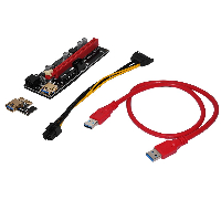 Makki Екстендер Mining Riser PCI Express 1x to 16x - 270uf - MAKKI-SR139-270