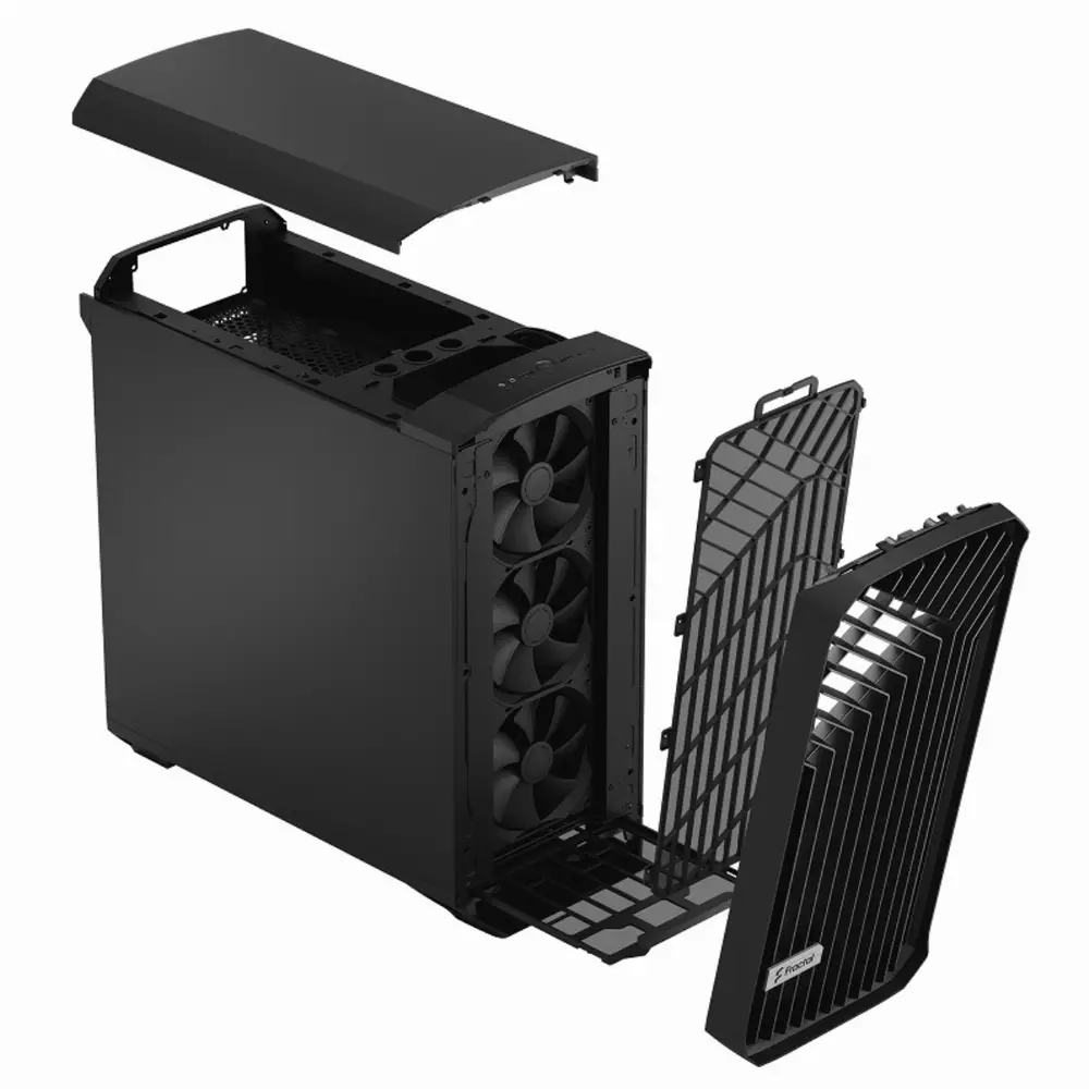 Кутия Fractal Design Torrent Black Tempered Glass Light