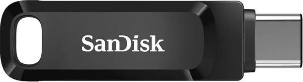 USB памет SanDisk Ultra Dual Drive Go, 32 GB, USB 3.2 1st Gen (USB 3.0), Черен