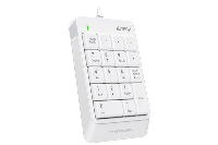 Цифрова клавиатура A4tech FK13P, Бял