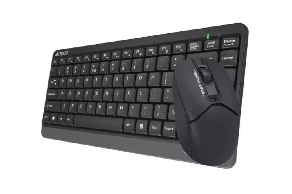 Комплект клавиатура и мишка A4TECH FG1112 Fstyler, Безжичен, 2.4 GHz, Черен