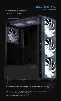 Кутия Zalman N4 RGB Tempered Glass Case ATX