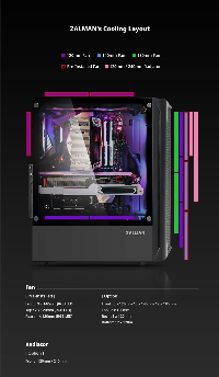 Кутия Zalman N4 RGB Tempered Glass Case ATX
