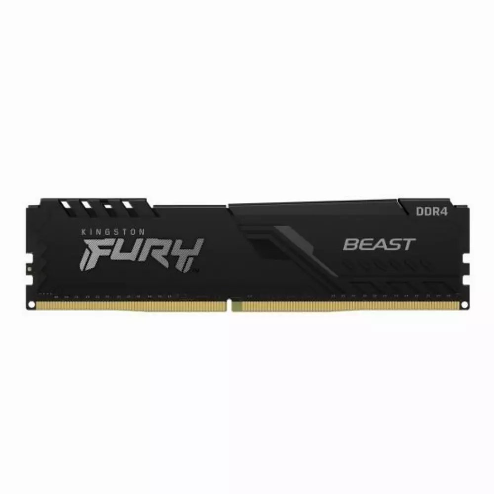 Памет Kingston FURY Beast Black 16GB DDR4 3600MHz CL18 - KF436C18BB/16