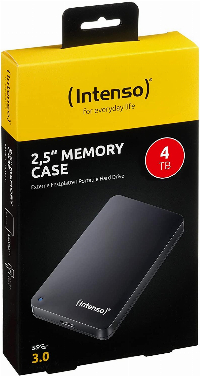 Външен диск Intenso 4TB 2.5" USB 3.0 Black