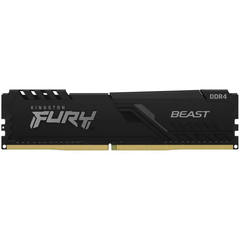 Памет Kingston FURY Beast Black 16GB DDR4 3200MHz CL16 - KF432C16BB/16