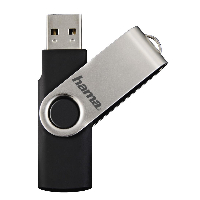 USB памет HAMA Rotate, 128GB, 10 MB/s, Черен