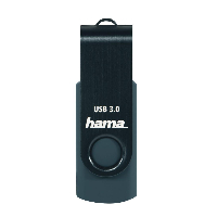 USB памет HAMA Rotate, 32GB, 70 MB/s, Петролно синьо