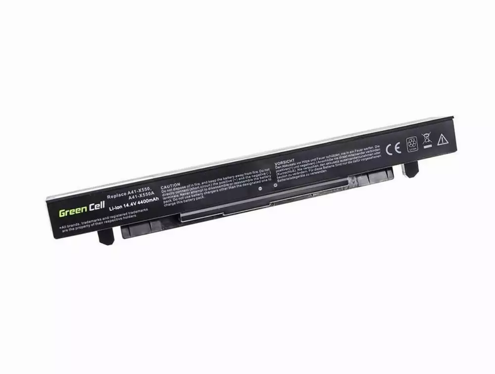 Батерия  за лаптоп A450 A550 R510 R510CA X550 X550CA X550CC X550VC 14.4V 4400mAh GREEN CELL