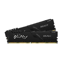 Памет Kingston FURY Beast Black 32GB (2x16GB) DDR4 3200MHz CL16 - KF432C16BBK2/32