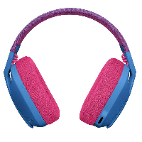 Геймърски безжични слушалки Logitech G435 Lightspeed Wireless, Микрофон, Син/Розов