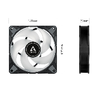 Вентилатор Arctic P12 PWM PST A-RGB 0dB (Black) Fan 120mm - ACFAN00231A