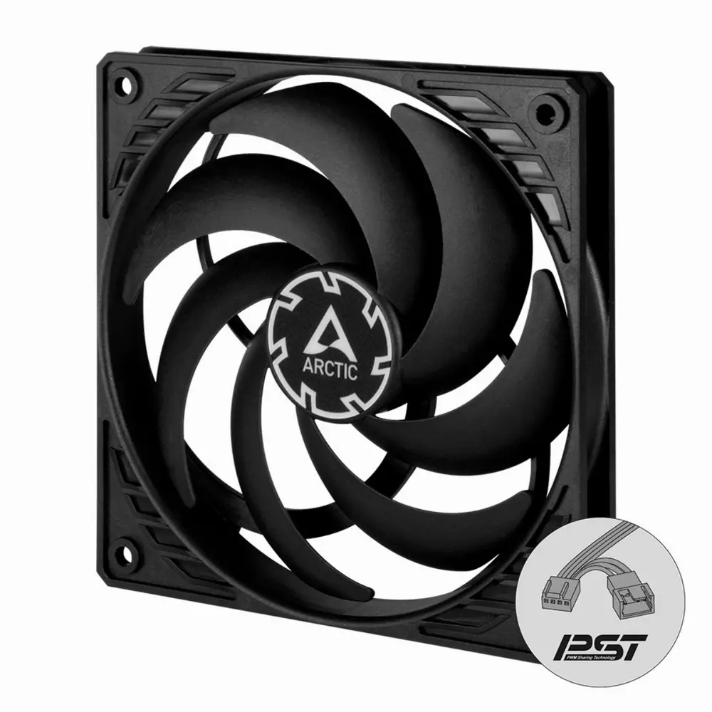 Вентилатор Arctic P12 SLIM PWM PST Fan 120x120x15mm 300-2100 RPM - ACFAN00187A   