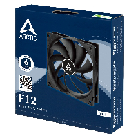 Вентилатор Arctic Fan F12 (black) 120mm/1350rpm - ACFAN00201A   